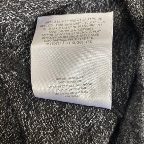 Anthropologie Saturday Sunday Sweater Brushed Fleece Gray Turtleneck Womens Med - Picture 10 of 11